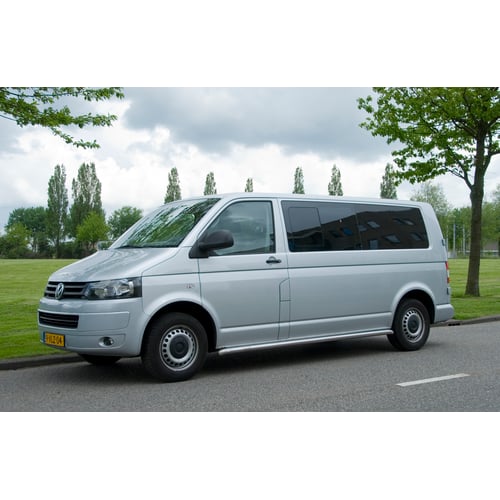 VW Transporter dubbele cabine 6 personen/4 m³ laadruimte