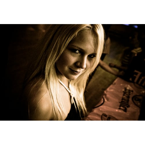 Girl in nightclub