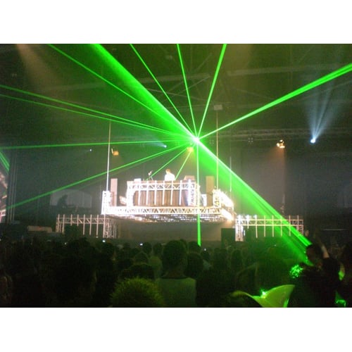 Lasers tijdens Live Show Full On Ferry 2007