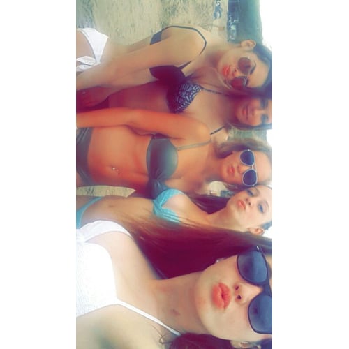 op het strand