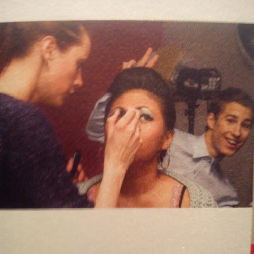 Behind the scenes fotoshoot McDonald's .