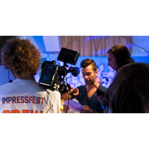 Nederland, Groningen -  Impressfest Talkshow 