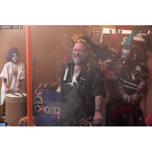 Met Henk bij de tattoo mueseum