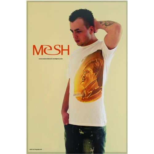 Shoot voor nieuw ontworpen t-shirt van Mesh