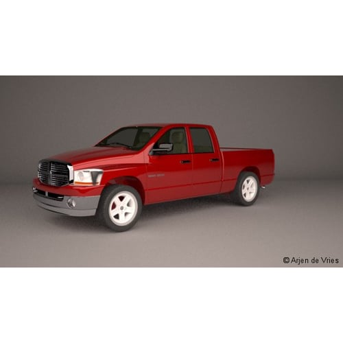 3D model Dodge Ram 1500