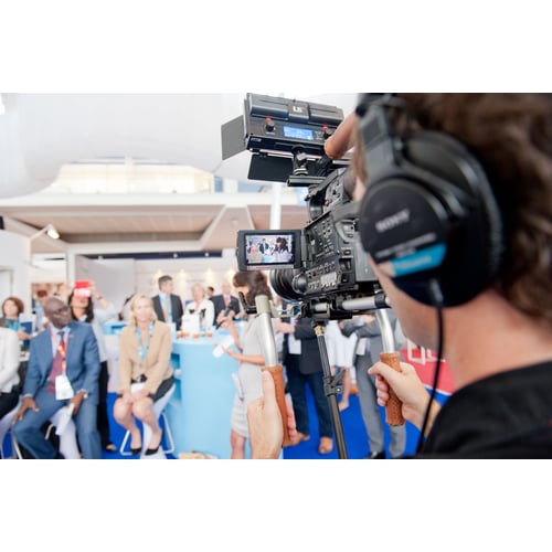 Draaien op een congres in Lissabon
