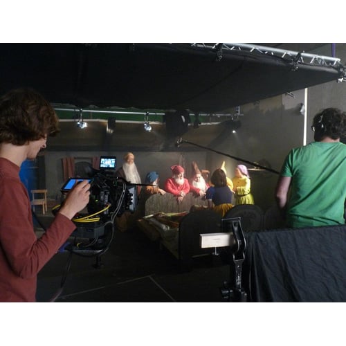 Acteurs in set Snow White