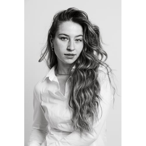 Black and white