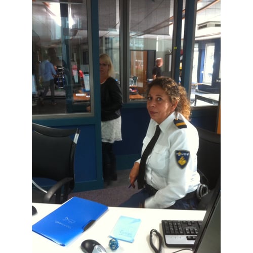 Op de set bij moordvrouw