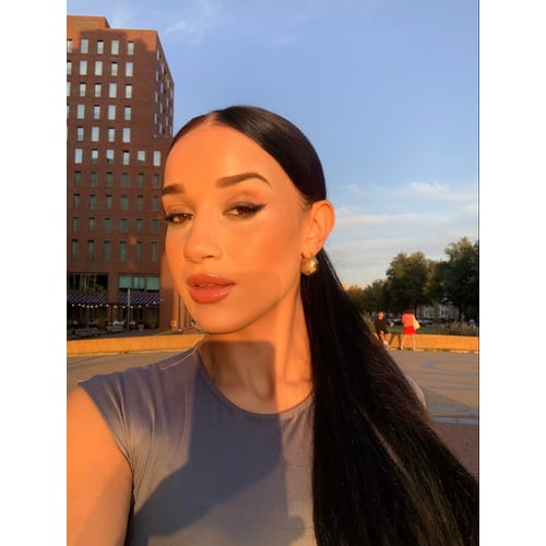 sunset selfie