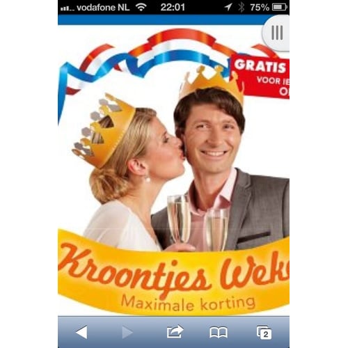 Reclamefolder Blokker, maxima look a like