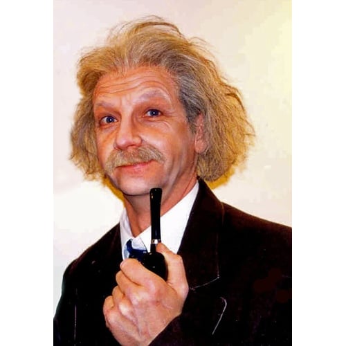 Hans als Albert Einstein