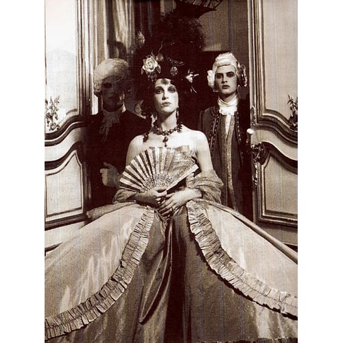 Behind the Scenes; French Vogue Editorial by Karl Lagerfeld