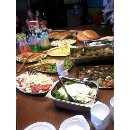 Lunch voor 70 figuranten