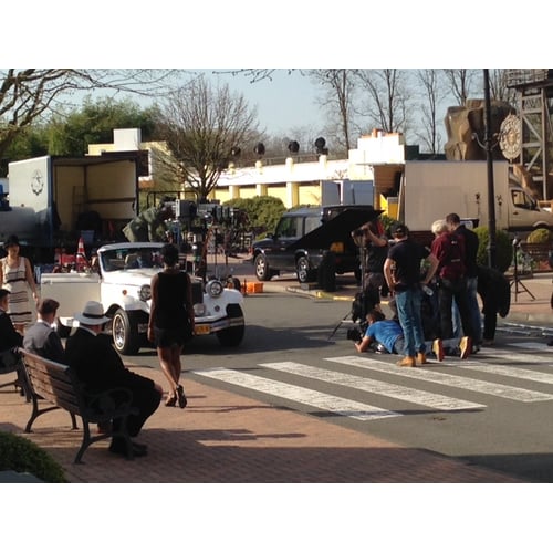 Videoclip opname Movie Park Germany