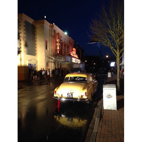 Shooting at Night - Dodge Yellow Cab