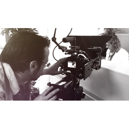 Sjoerd Rombout achter de camera