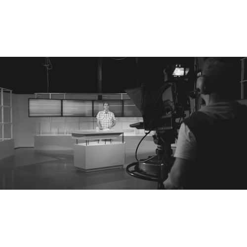 Studio werk bij Omroep Venlo