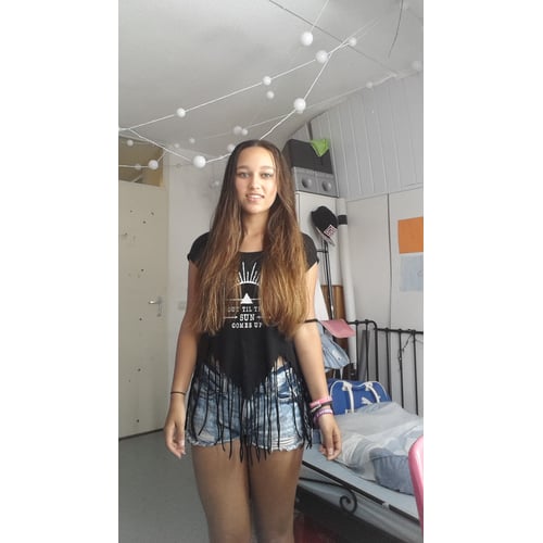 Ik met mijn haar los