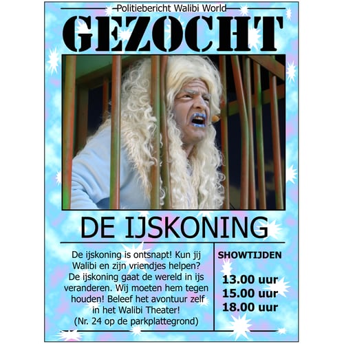 Poster: waar is de ijskoning