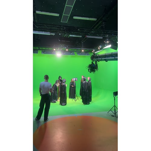 Kleine rol voor studenten eind examen film