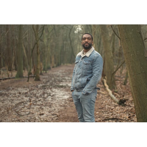 Fotoshoot in het bos