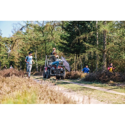 Quad tracking vehicle.