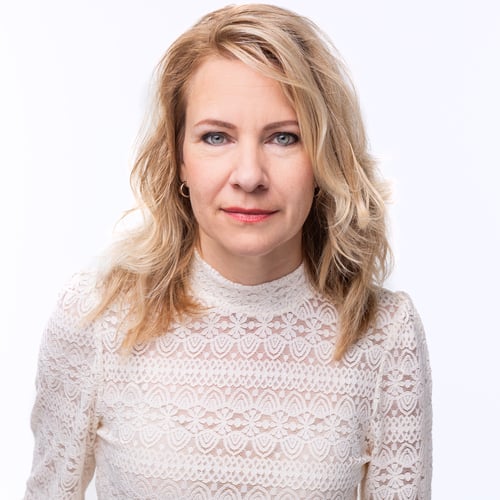 Close up gezicht Renate van Laarhoven