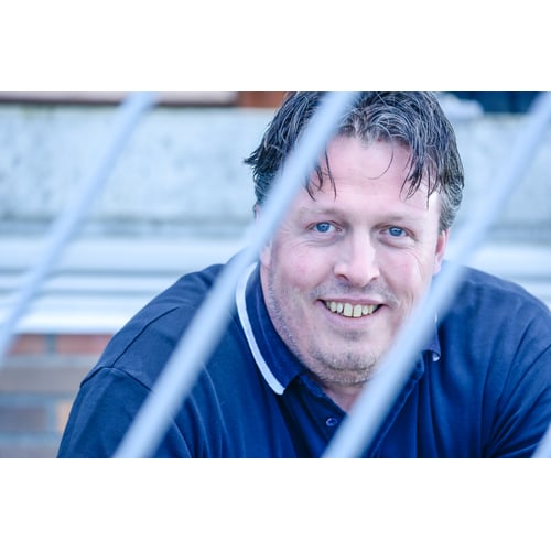 Jeroen lachend