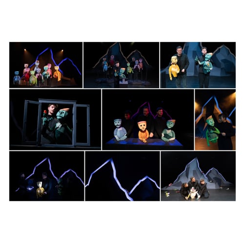 Set design for the performance 'POPpulisme', company Het Filiaal. 2023