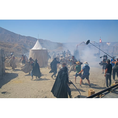 Filming crusader battle for Jerusalem: City of Faith and Fury