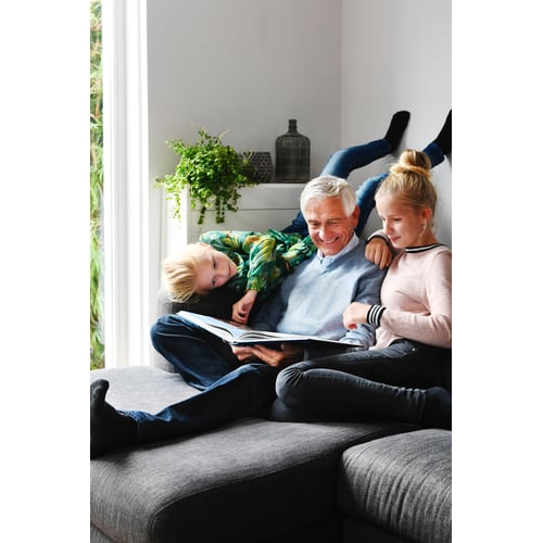 onlinecommercial met mijn kleinkinderen