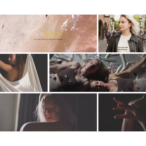Stills uit mijn film Unpack