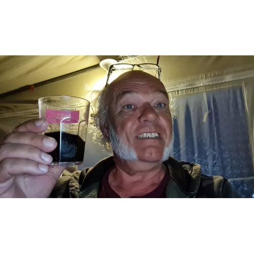 in de tent