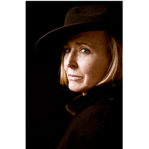 Black hat portrait