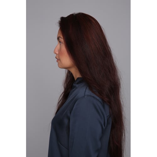 En Profil blauwe blouse