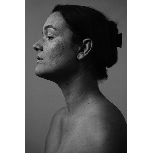 Portret black and white 