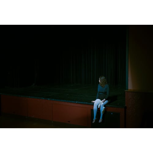 de leegte van het theater.