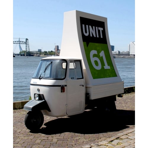 Uniek mobiel billboard
