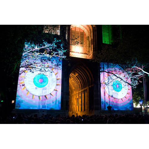 Outside HD projection