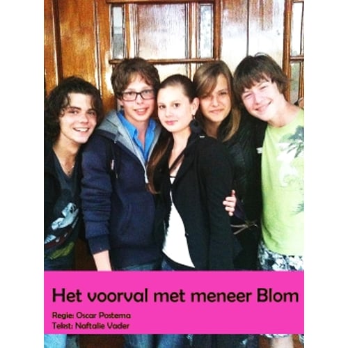 Promotiemateriaal "Het Voorval met meneer Blom"
