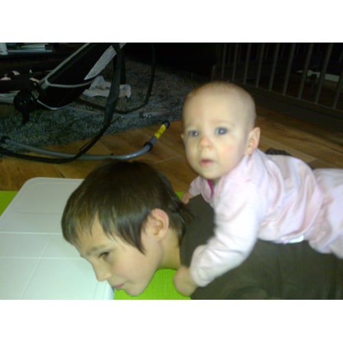 Ikke met grote broer (5,5mnd)
