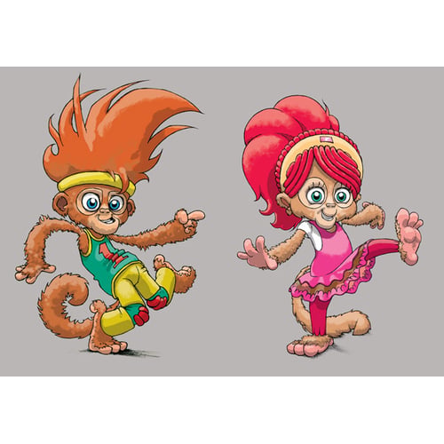 Sportieve characters