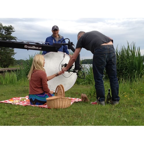 Camera jib met remotehead CraneShot.nl 