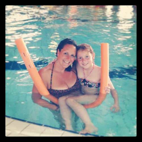 Met mijn dochter Esmee (juni 2013)