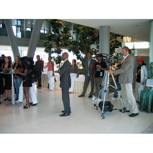 Opnamen 'Track the Talent' in het ING HOUSE Amsterdam