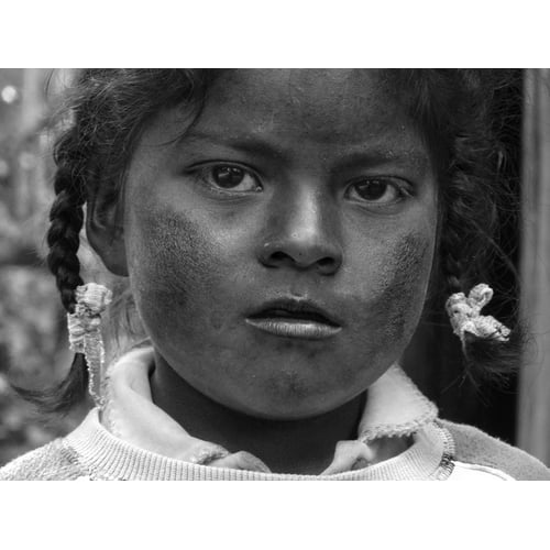 Girl at Laguna de la Cocha