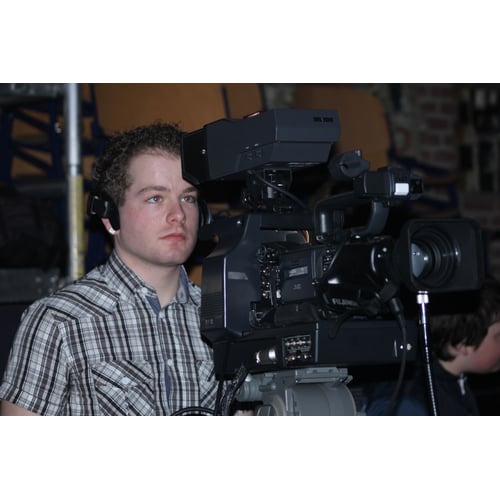 Ik achter de camera