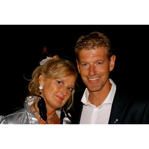 samen met mijn man Roger Krom