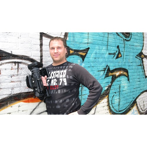 Mikel tussen de opnames van Mini Docu Gemeente Hoensbroek